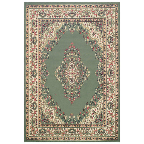 Image of Shan Green Area Rug RUGSANDROOMS 