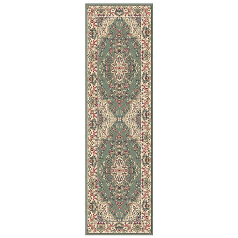 Image of Shan Green Area Rug RUGSANDROOMS 