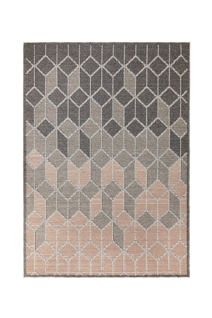 Camila Pink/Grey Area Rug
