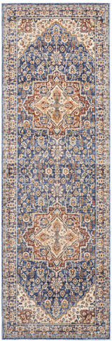 Image of Lagos Blue Area Rug RUGSANDROOMS 