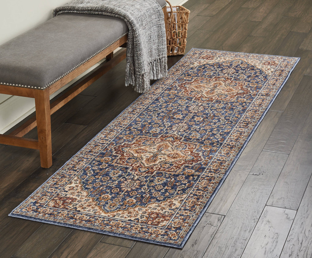 Lagos Blue Area Rug RUGSANDROOMS 