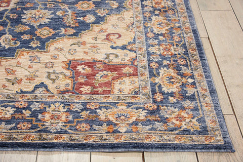 Image of Lagos Blue Area Rug RUGSANDROOMS 