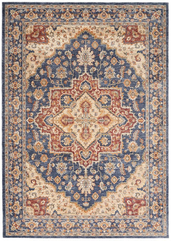 Image of Lagos Blue Area Rug RUGSANDROOMS 