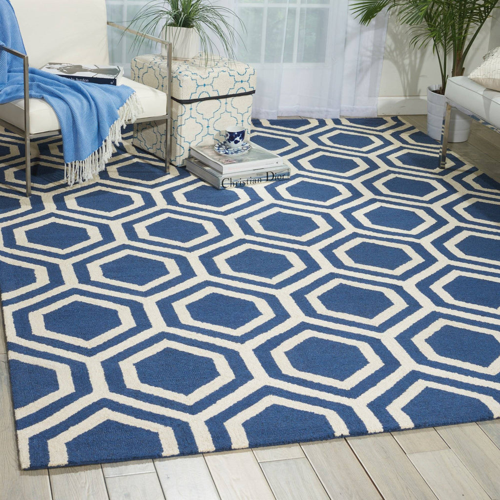 Montrel Blue/Ivory Area Rug RUGSANDROOMS 