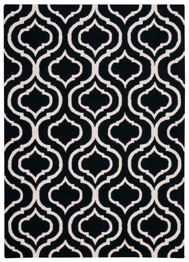 Pamina Black/White Area Rug RUGSANDROOMS 