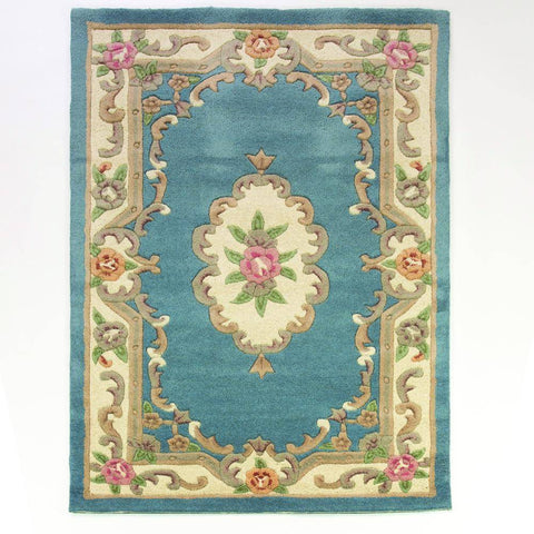 Image of Lavinia Blue Area Rug RUGSANDROOMS 