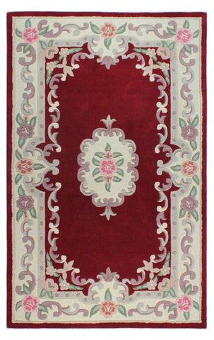 Image of Lavinia Red Area Rug RUGSANDROOMS 