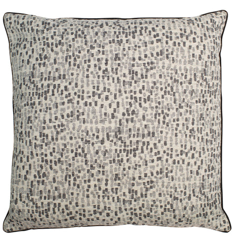 Malini Large Dash Grey Cushion