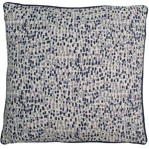 Malini Large Dash Navy Cushion