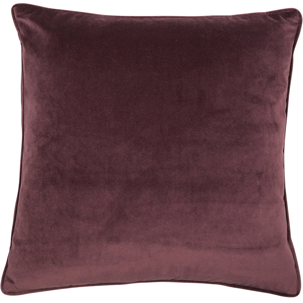 Malini Large Luxe Aubergine Cushion