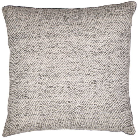 Malini Large Ripple Charcoal Cushion