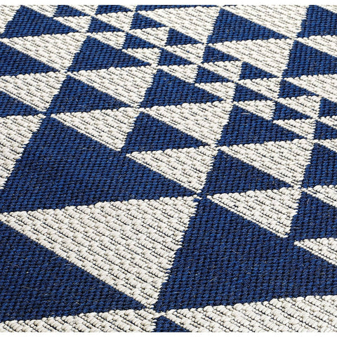 Image of Mona Prism Blue Area Rug RUGSANDROOMS 