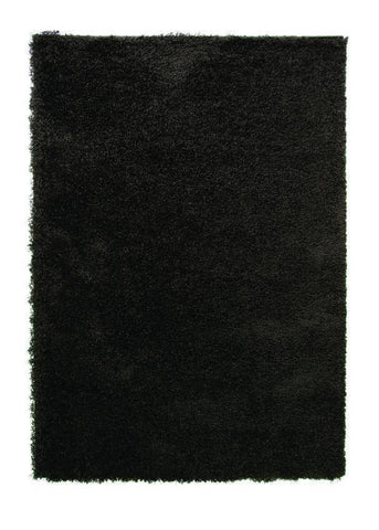 Norma Soft Black Area Rug RUGSANDROOMS 