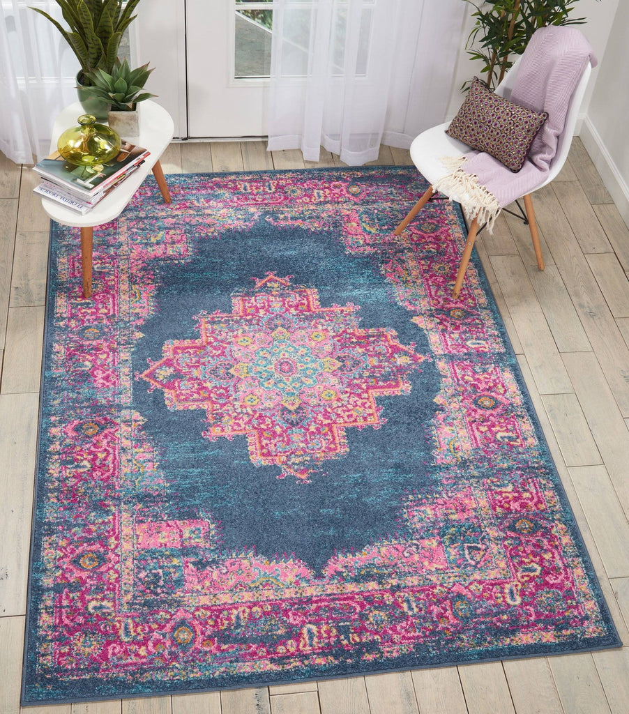 Passion Blue Area Rug RUGSANDROOMS 