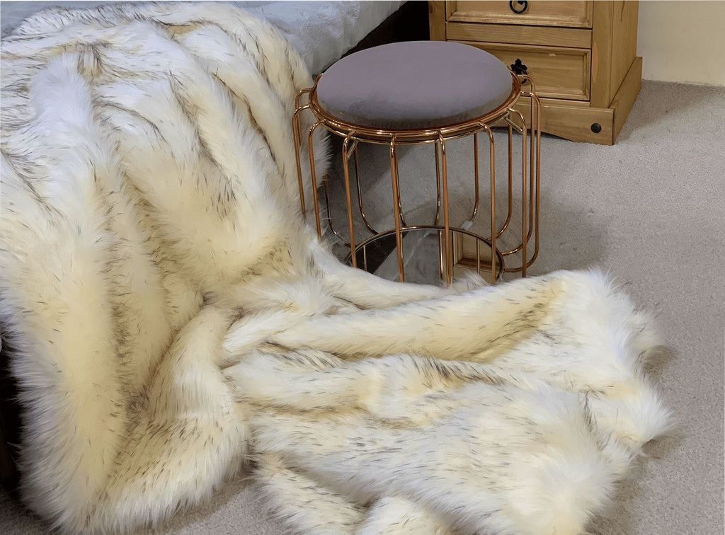 Afghan Hound Faux Fur Throw RUGSANDROOMS 