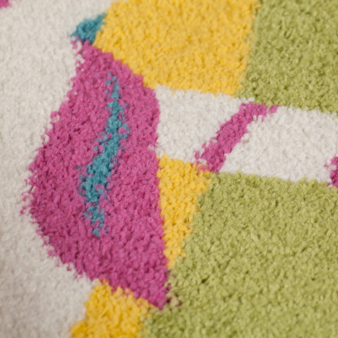 Image of Kid's Unicorn Castle Area Rug RUGSANDROOMS 