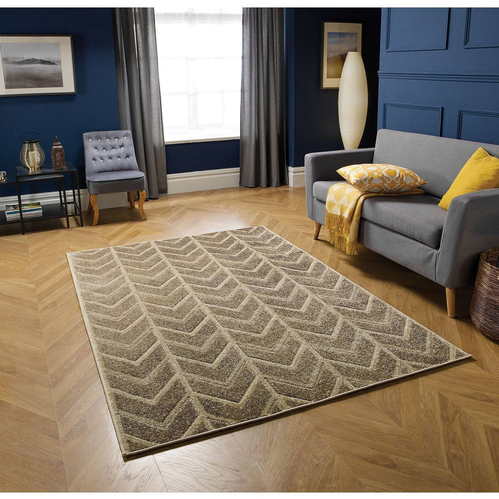Valentina Beige Area Rug RUGSANDROOMS 