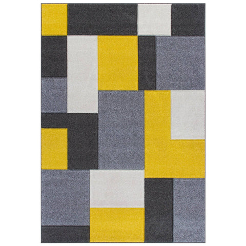 Image of Beige Grey/Yellow Area Rug RUGSANDROOMS 