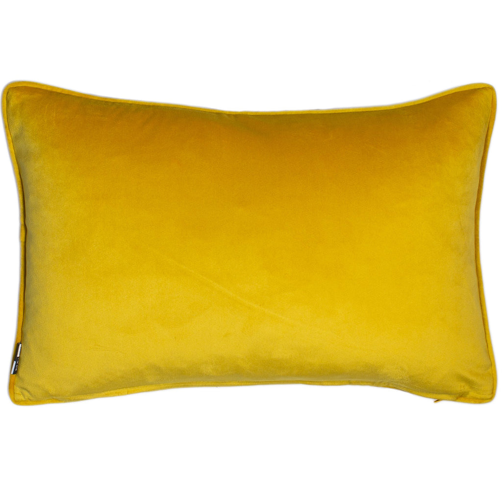 Malini Luxe Rectangle Mustard Cushion