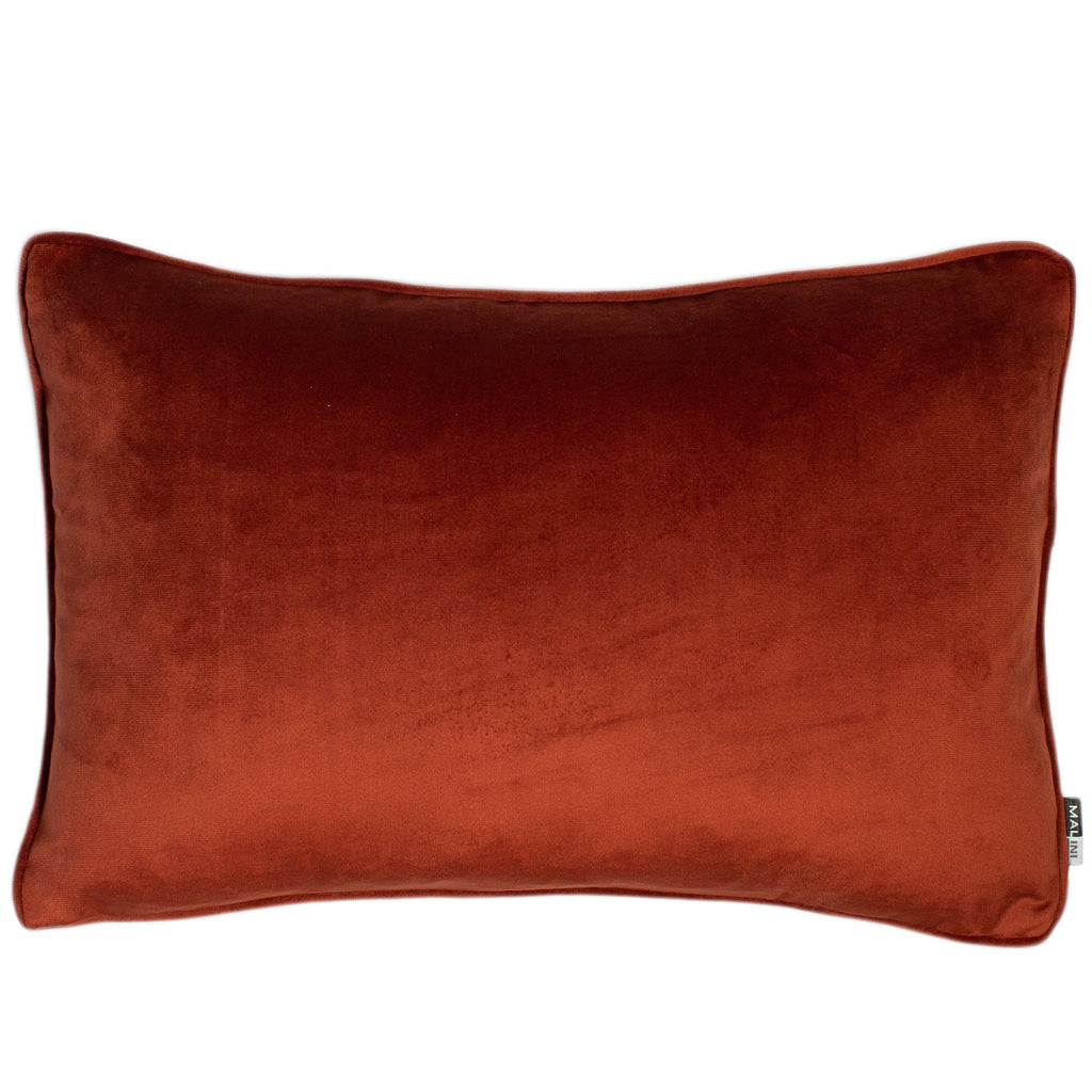 Malini Luxe Rectangle Paprika Cushion