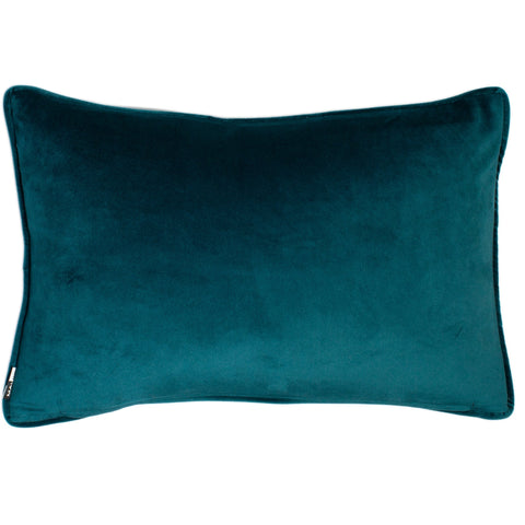 Malini Luxe Rectangle Teal Cushion