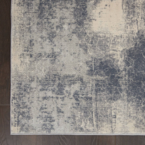 Image of Nourison Blue/Ivory Area Rug RUGSANDROOMS 
