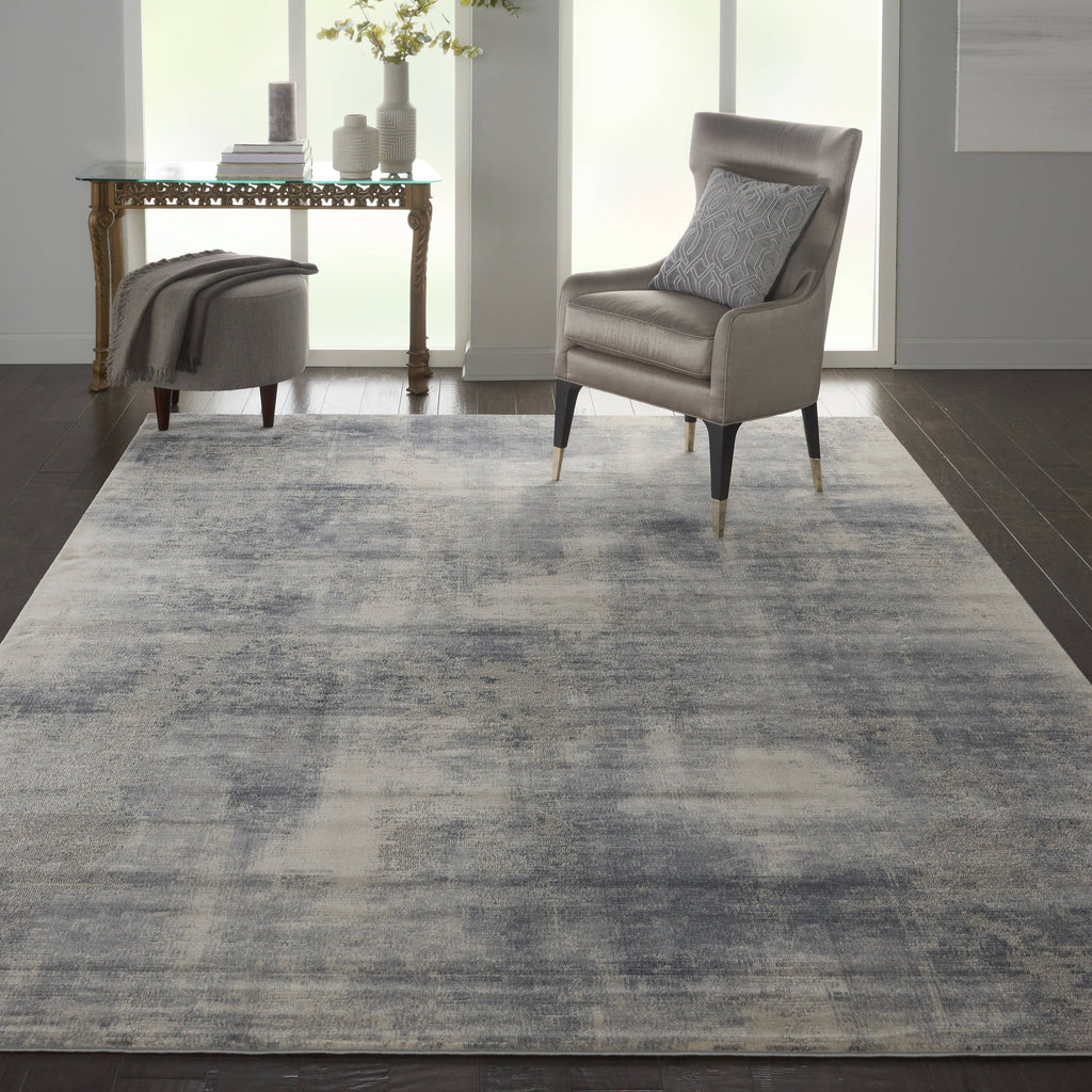 Nourison Blue/Ivory Area Rug RUGSANDROOMS 