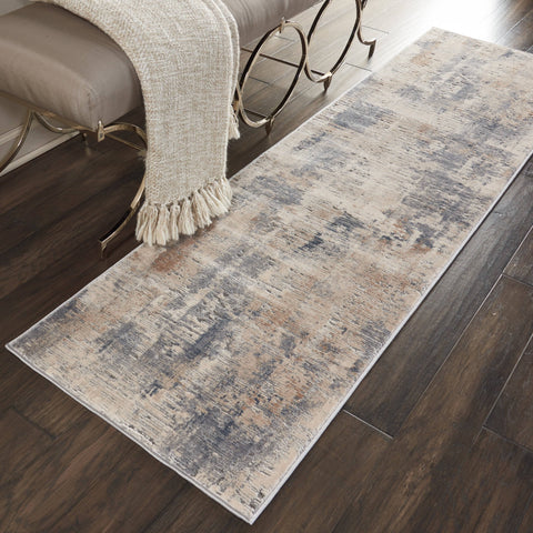 Image of Leo Beige/Grey Area Rug RUGSANDROOMS 