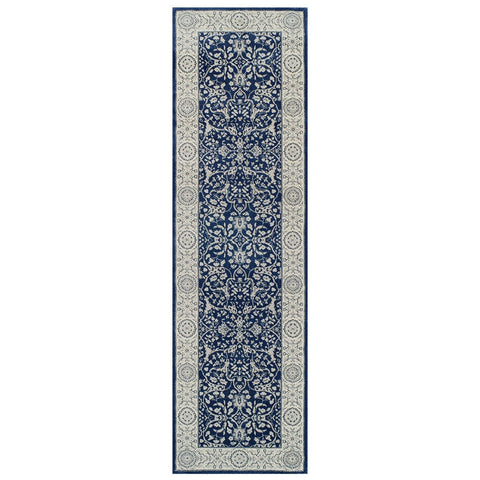 Image of Richmond Blue Area Rug RUGSANDROOMS 
