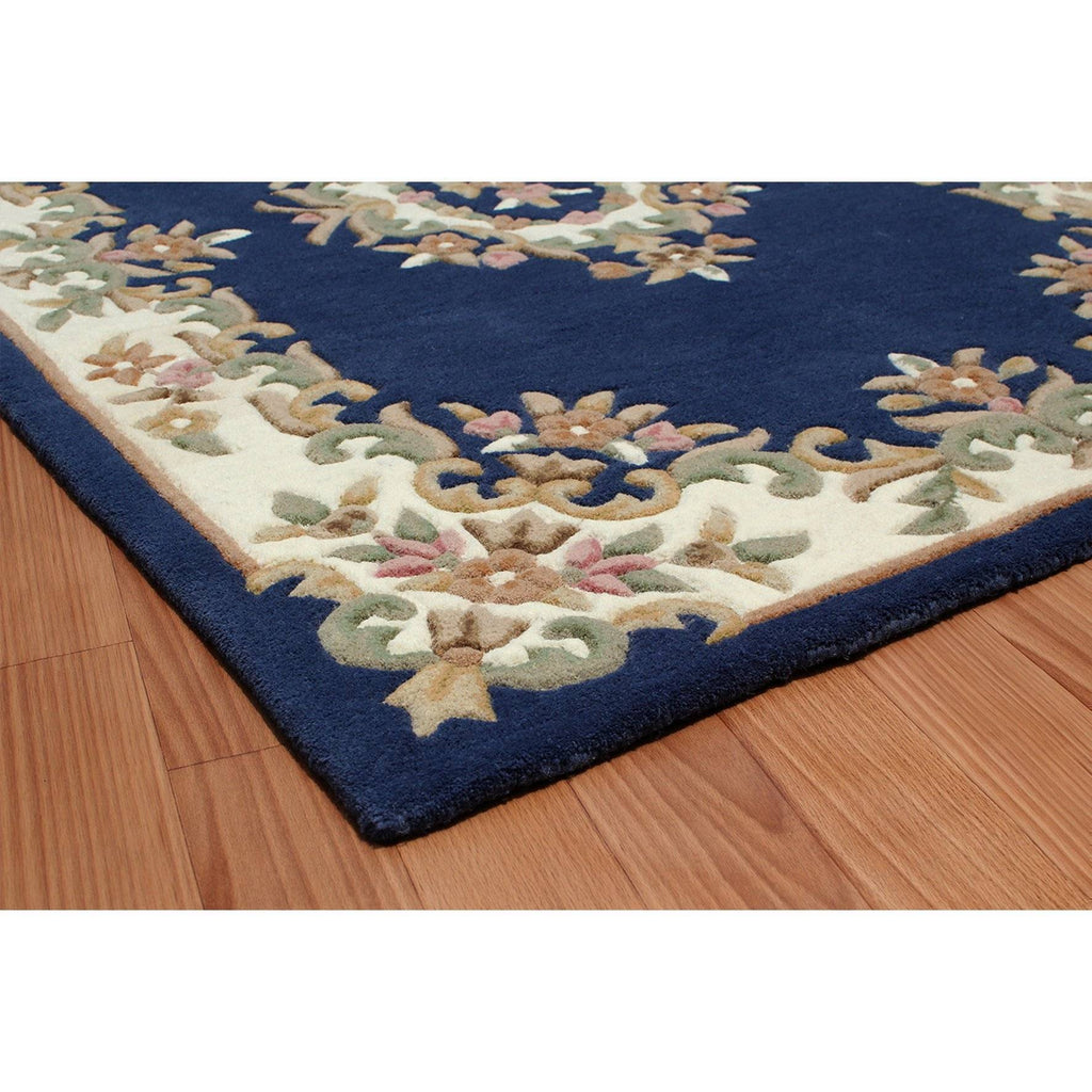 Royal Blue Area Rug RUGSANDROOMS 