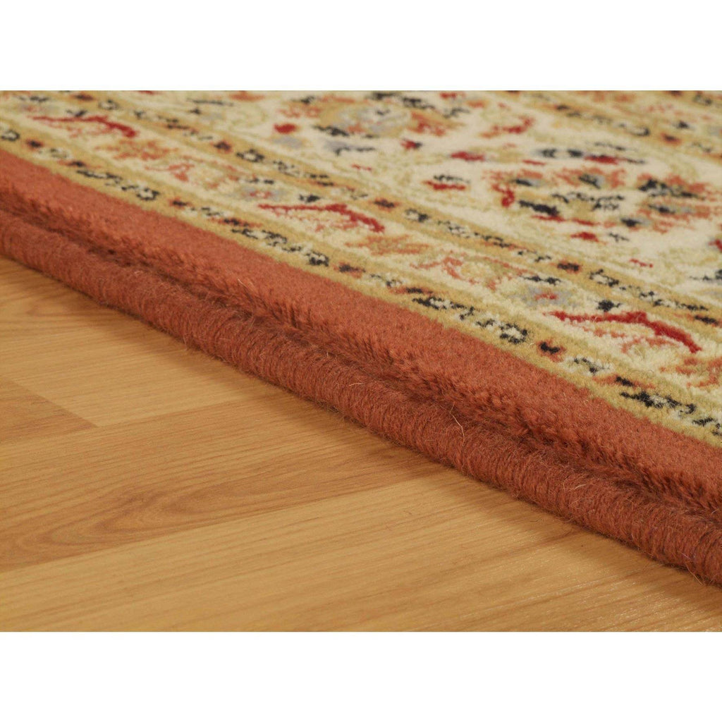 Classic Royal Beige/Red Area Rug RUGSANDROOMS 