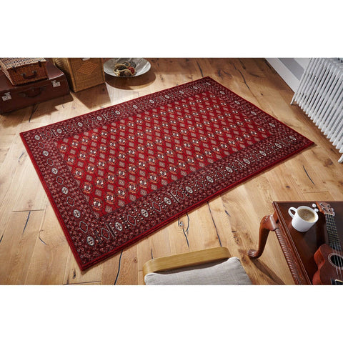 Persian Red Area Rug RUGSANDROOMS 