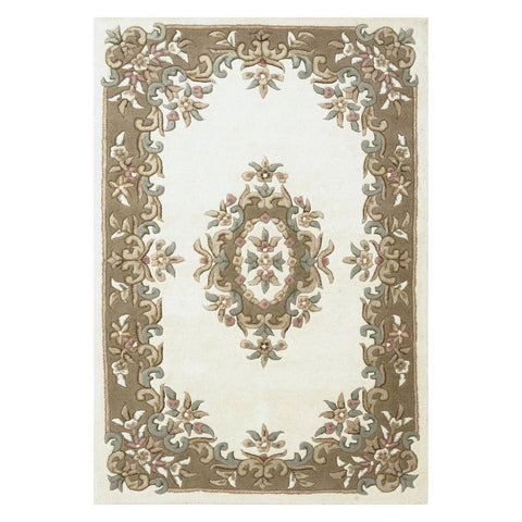 Royal Cream Area Rug RUGSANDROOMS 