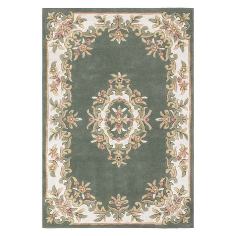 Image of Royal Green Area Rug RUGSANDROOMS 