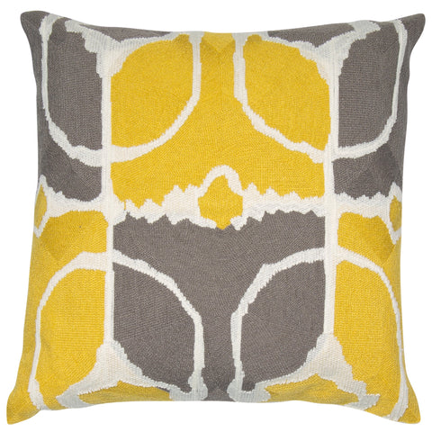 Malini Rumble Mustard Cushion