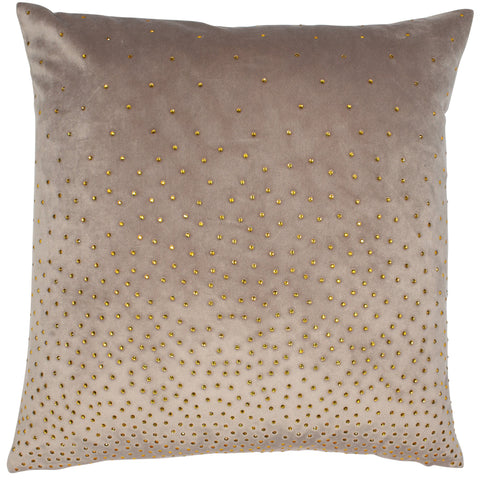 Malini Zircon Taupe Cushion