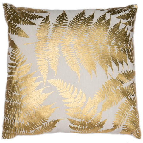 Malini Fern Gold Cushion