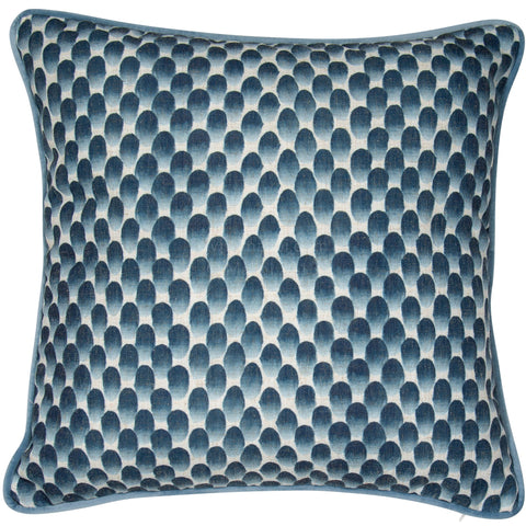 Malini Impression Blue Cushion