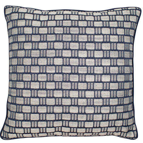 Malini Will Navy Cushion