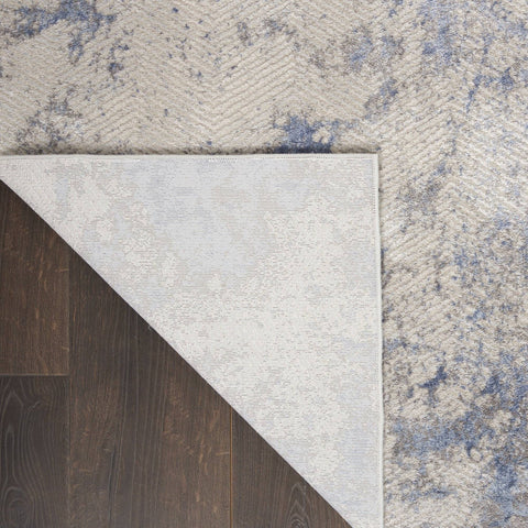 Image of Montay Blue/Ivory Area Rug RUGSANDROOMS 