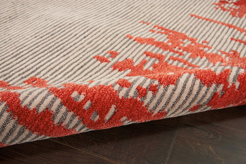 Image of Angela Beige/Red Area Rug RUGSANDROOMS 