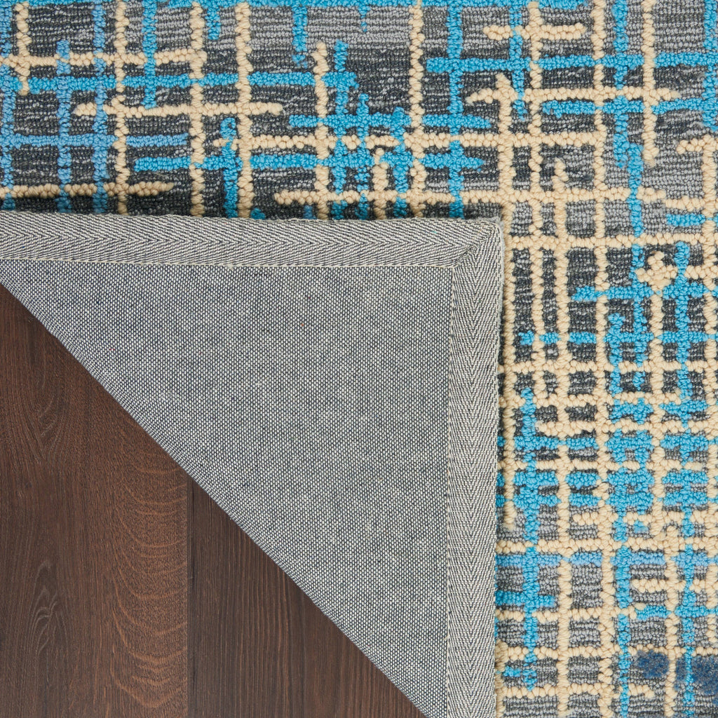 Angela Blue/Beige Area Rug RUGSANDROOMS 