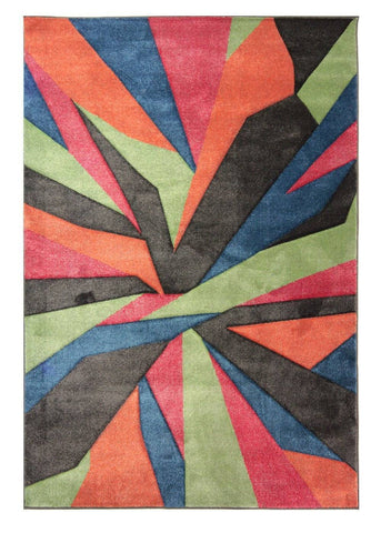 Shatter Multi-Coloured Area Rug RUGSANDROOMS 