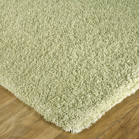 Image of Soft Shaggy Green Area Rug RUGSANDROOMS 