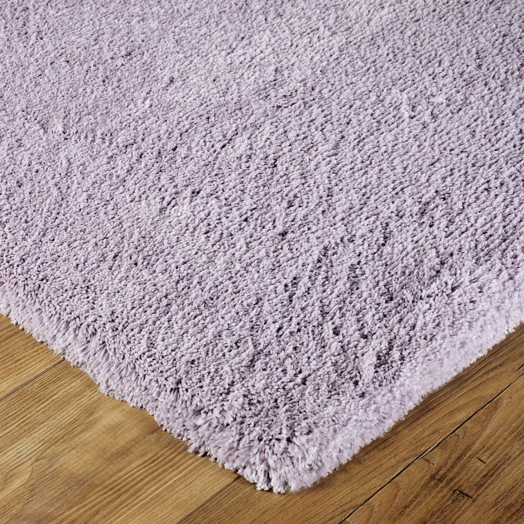 Soft Shaggy Lilac Area Rug RUGSANDROOMS 
