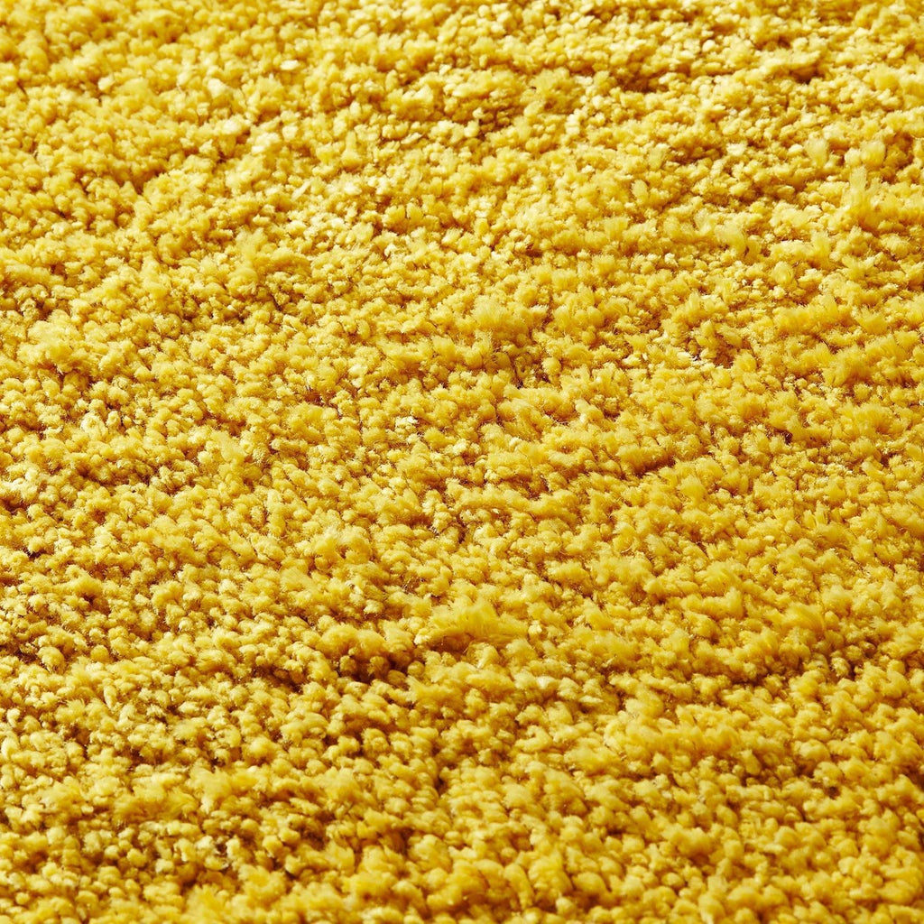 Soft Shaggy Mustard Area Rug RUGSANDROOMS 
