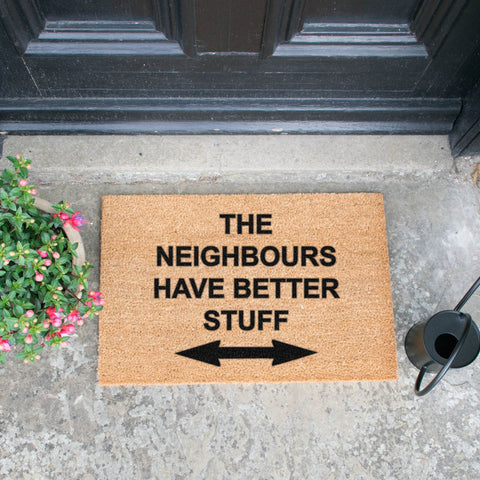 Neighbours have better stuff Doormat RUGSANDROOMS 