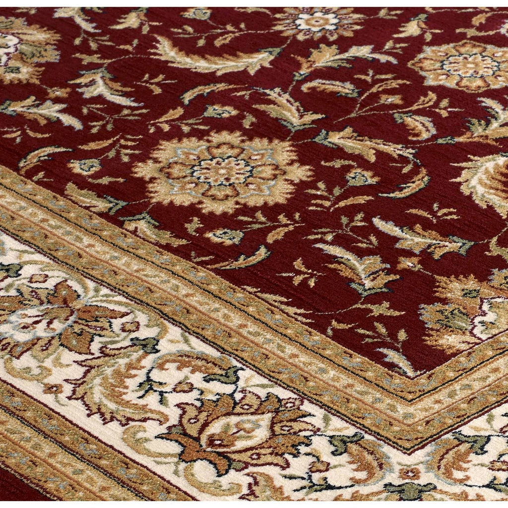 Tabriz Red Area Rug RUGSANDROOMS 