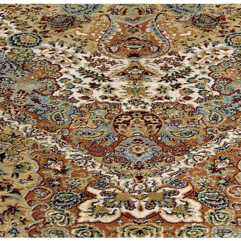 Image of Tabriz Beige/Cream Area Rug RUGSANDROOMS 