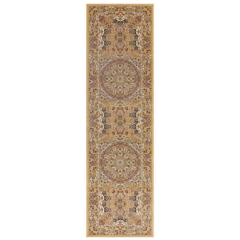 Image of Tabriz Beige/Cream Area Rug RUGSANDROOMS 